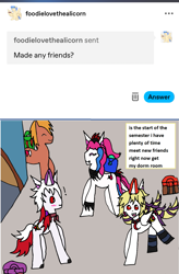 Size: 1179x1794 | Tagged: safe, artist:ask-luciavampire, derpibooru import, oc, earth pony, pony, undead, unicorn, vampire, vampony, academy, ask, horn, tumblr