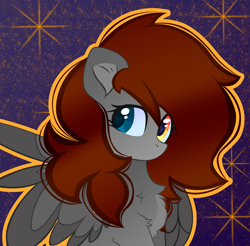 Size: 5073x4996 | Tagged: safe, artist:fededash, derpibooru import, oc, oc only, oc:sweet whisper, pegasus, pony, chest fluff, folded wings, high res, pegasus oc, sitting, solo, wings