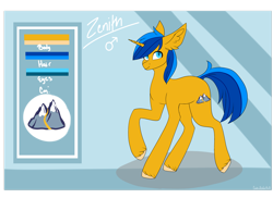 Size: 2871x2088 | Tagged: safe, artist:cookieholderowo, derpibooru import, oc, oc:zenith, pony, unicorn, horn, male, solo, stallion