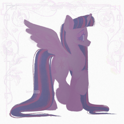 Size: 1500x1500 | Tagged: safe, artist:lompyloops, derpibooru import, twilight sparkle, twilight sparkle (alicorn), alicorn, pony, g4, female, mare, solo