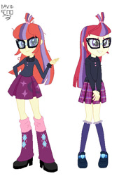 Size: 435x638 | Tagged: safe, artist:xxdavid5000xx, derpibooru import, moondancer, equestria girls, g4, simple background, solo, white background