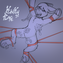 Size: 2300x2300 | Tagged: safe, artist:blindfold, derpibooru import, oc, oc only, pony, armpits, belly, bondage, brush, chest fluff, featureless crotch, hoof tickling, solo, tickle torture, tickling, underhoof, ych sketch, your character here