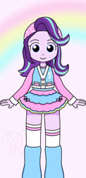 Size: 827x1692 | Tagged: safe, artist:totallysilversakura, derpibooru import, starlight glimmer, equestria girls, g4, solo