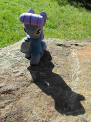 Size: 1860x2481 | Tagged: safe, alternate version, artist:malte279, derpibooru import, part of a set, boulder (pet), maud pie, earth pony, pony, g4, concrete, craft, female, mare, outdoors, sculpture, solo, ytong