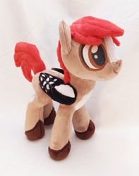 Size: 1241x1572 | Tagged: safe, artist:redi, derpibooru import, oc, oc only, bird, pegasus, commission, irl, pegasus oc, photo, plushie, solo, woodpecker