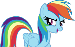 Size: 1152x728 | Tagged: safe, artist:stephen-fisher, derpibooru import, rainbow dash, pegasus, pony, g4, female, simple background, solo, transparent background, vector