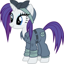 Size: 3000x3009 | Tagged: safe, artist:cloudy glow, derpibooru import, rarity, pony, unicorn, g4, clothes, female, high res, horn, mare, simple background, solo, sombraverse, transparent background, vector