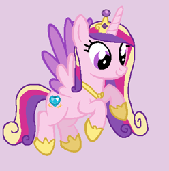 Size: 458x462 | Tagged: safe, artist:diana173076, artist:selenaede, derpibooru import, princess cadance, alicorn, pony, g4, alternate universe, base used, crown, female, hoof shoes, jewelry, mare, princess shoes, regalia, simple background, solo, spread wings, tiara, white background, wings