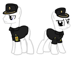 Size: 1291x993 | Tagged: safe, artist:adonaire, derpibooru import, earth pony, pony, g4, base, baseball cap, cap, clothes, hat, national police, national police corps (spain), not porn, police, police officer, police pony, police uniform, polo shirt, simple background, spain, spanish description, template, transparent background, uniform