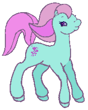 Size: 182x227 | Tagged: safe, derpibooru import, ivy, earth pony, pony, g2, closed mouth, cute, digital art, female, ivybetes, mare, my little pony: friendship gardens, pc game, pixel art, simple background, smiling, solo, sprite, tail, tail flick, transparent background, video game