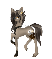 Size: 1785x1989 | Tagged: safe, artist:sofienriquez, derpibooru import, oc, oc:corey, pony, female, male, mare, simple background, solo, straight, transparent background