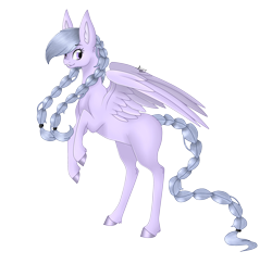 Size: 2405x2337 | Tagged: safe, artist:sofienriquez, derpibooru import, oc, oc:cloudy night (f-lowers088), pegasus, pony, female, mare, simple background, solo, transparent background