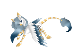 Size: 3509x2550 | Tagged: safe, artist:sofienriquez, derpibooru import, oc, oc:dreamy song, pegasus, pony, colored wings, female, mare, simple background, solo, transparent background, two toned wings, wings