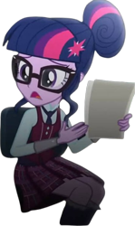 Size: 1497x2520 | Tagged: safe, derpibooru import, edit, edited screencap, editor:mrtoonlover83, screencap, sci-twi, twilight sparkle, human, equestria girls, g4, not a vector, solo