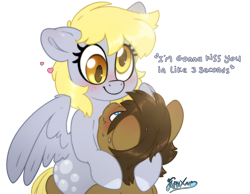 Size: 4500x3500 | Tagged: safe, artist:fluffyxai, derpibooru import, derpy hooves, oc, oc:spirit wind, earth pony, pegasus, g4, blushing, canon x oc, couple, cuddling, cute, duo, duo male and female, female, happy, imminent kissing, looking at each other, looking at someone, love, male, mare, ship, shipping, smiling, stallion, straight