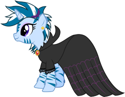 Size: 2895x2245 | Tagged: safe, artist:thunderdasher07, derpibooru import, oc, oc only, oc:masara, bat, hybrid, pony, unicorn, zebra, zebracorn, zebroid, zony, alternate hairstyle, brooch, clothes, costume, dress, ear fluff, ear piercing, earring, ears, eyeshadow, fake fangs, fangs, female, hairclip, halloween, halloween costume, high res, holiday, hoof fluff, horn, jack-o-lantern, jewelry, leg fluff, makeup, mare, mlp fim's fourteenth anniversary, mohawk, neck fluff, nightmare night costume, piercing, pumpkin, simple background, solo, transparent background, vampire costume, vector, zony oc