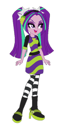 Size: 278x609 | Tagged: safe, artist:selenaede, artist:user15432, derpibooru import, aria blaze, human, equestria girls, g4, base used, boots, clothes, crossover, diana kaarina, dress, green dress, headband, jewelry, necklace, open mouth, open smile, purple dress, shoes, simple background, smiling, socks, solo, sour grapes, stockings, strawberry shortcake, strawberry shortcake's berry bitty adventures, thigh highs, transparent background, voice actor joke