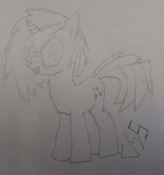 Size: 1196x1280 | Tagged: safe, artist:the spectres, derpibooru exclusive, derpibooru import, dj pon-3, vinyl scratch, pony, g4, female, pencil drawing, sketch, solo, traditional art