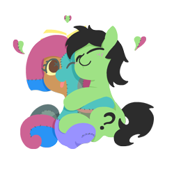 Size: 1500x1500 | Tagged: safe, anonymous artist, derpibooru import, oc, oc:anon, oc:anon filly, oc:silly stuffing, female, filly, foal, simple background, transparent background