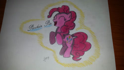 Size: 1192x670 | Tagged: safe, artist:hoho-there-lover-boy, derpibooru import, pinkie pie, earth pony, pony, g4, solo