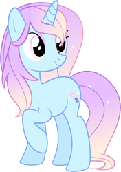 Size: 5405x7671 | Tagged: safe, artist:shootingstarsentry, derpibooru import, oc, oc:sugar comet, pony, unicorn, absurd resolution, female, horn, mare, raised hoof, raised leg, simple background, solo, transparent background, vector