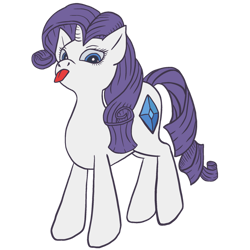 Size: 894x894 | Tagged: safe, artist:ellerypony, derpibooru import, rarity, pony, unicorn, horn, solo