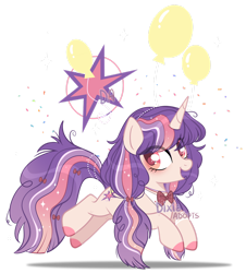 Size: 1280x1418 | Tagged: safe, artist:dixieadopts, derpibooru import, oc, oc:sparkle surprise, pony, unicorn, female, horn, mare, simple background, solo, transparent background