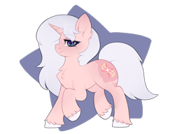 Size: 2600x2000 | Tagged: safe, artist:alunedoodle, derpibooru import, oc, oc only, pony, unicorn, female, horn, looking at you, mare, smiling, smiling at you, solo, trotting, unshorn fetlocks