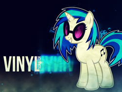 Size: 1024x768 | Tagged: artist needed, source needed, safe, derpibooru import, dj pon-3, vinyl scratch, unicorn, g4, glasses, horn, wallpaper