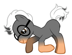 Size: 1027x786 | Tagged: safe, artist:deirdres, derpibooru import, oc, oc only, oc:lttng, earth pony, pony, glasses, simple background, solo, transparent background