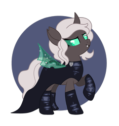 Size: 1959x2083 | Tagged: artist needed, source needed, safe, derpibooru import, oc, oc only, oc:kitu elder, changeling, changeling queen, equestria at war mod, brooch, clothes, dress, eyelashes, female, gray coat, horn, jewelry, legs, lipstick, partially transparent background, raised hoof, raised leg, reference sheet, solo, tail, white mane