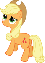 Size: 3000x4156 | Tagged: safe, artist:cloudy glow, derpibooru import, applejack, earth pony, pony, g4, the crystal empire, applejack's hat, clothes, cowboy hat, female, hat, mare, my little pony: friendship is magic, simple background, solo, transparent background, vector