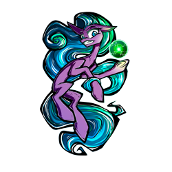 Size: 2000x2000 | Tagged: safe, alternate version, artist:jehr, derpibooru import, mane-iac, earth pony, pony, g4, power ponies (episode), antagonist, colored, commission, electricity, electro orb, female, glowing, green glow, keychain, lineart, long ears, long hair, long legs, long neck, long tail, looking at you, magic, mare, my little pony annual 2014, my little pony: friendship is magic, one ear down, scared, sharp teeth, shy, simple background, sketch, solo, solo female, supervillain, tail, teeth, transparent background, tresemme, underhoof