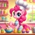 Size: 1024x1024 | Tagged: safe, ai content, derpibooru import, machine learning generated, pinkie pie, g4, baking, bowl, cake, cupcake, cute, diapinkes, female, food, hat, indoors, kitchen, looking at you, prompter:bluey2309, toque