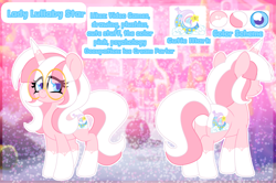 Size: 3009x2000 | Tagged: safe, artist:ladylullabystar, derpibooru import, oc, oc:lady lullaby star, pony, unicorn, alternate design, female, glasses, horn, mare, reference sheet, solo