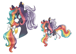 Size: 2290x1627 | Tagged: safe, artist:furtoodie, derpibooru import, oc, oc:prismatic star, earth pony, pony, bust, female, mare, portrait, simple background, solo, transparent background