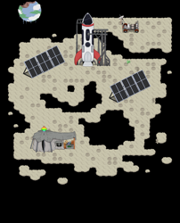 Size: 2100x2604 | Tagged: safe, derpibooru import, earth, fantasy town, map, moon, no pony, pony town, rocket