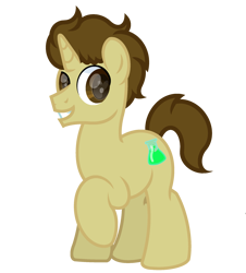 Size: 2005x2220 | Tagged: safe, anonymous artist, derpibooru import, oc, oc only, oc:ticker, pony, unicorn, horn, male, simple background, solo, stallion, transparent background