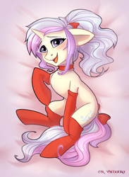 Size: 1100x1500 | Tagged: safe, artist:mrvhenanra, derpibooru import, oc, oc only, pony, unicorn, clothes, horn, socks, solo, unicorn oc