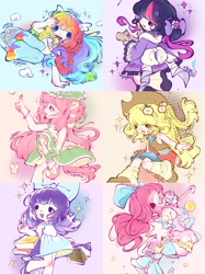 Size: 4330x5774 | Tagged: safe, artist:zhaoyingli18055, derpibooru import, applejack, fluttershy, pinkie pie, rainbow dash, rarity, twilight sparkle, human, g4, humanized, mane six