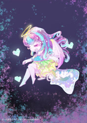 Size: 750x1061 | Tagged: safe, artist:zhaoyingli18055, derpibooru import, princess flurry heart, equestria girls, g4, solo