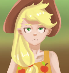 Size: 1600x1700 | Tagged: safe, artist:animesoul, derpibooru import, part of a set, applejack, human, g4, female, humanized, solo