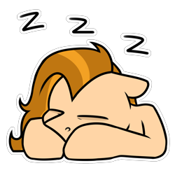 Size: 2000x2000 | Tagged: safe, artist:jellysketch, derpibooru import, oc, oc only, pegasus, pony, eyes closed, high res, onomatopoeia, outline, simple background, sleeping, sleepy, solo, sound effects, transparent background, white outline, zzz