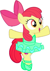 Size: 525x751 | Tagged: safe, artist:angrymetal, derpibooru import, editor:incredibubbleirishguy, apple bloom, earth pony, pony, g4, ballerina, ballet, ballet slippers, bipedal, cute, dancing, female, filly, foal, kid, link in description, link in source, simple background, solo, transparent background