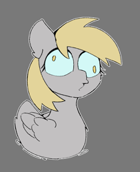 Size: 565x697 | Tagged: safe, artist:luanbang, derpibooru import, derpy hooves, duck, duck pony, hybrid, g4, pony hybrid