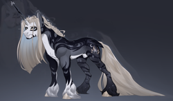 Size: 4489x2644 | Tagged: safe, artist:charlotte38, derpibooru import, oc, pony, unicorn, horn, male, solo, stallion