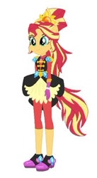 Size: 172x315 | Tagged: safe, derpibooru import, sunset shimmer, human, equestria girls, g4, alternate clothes, crystal guardian, female, ponied up, solo