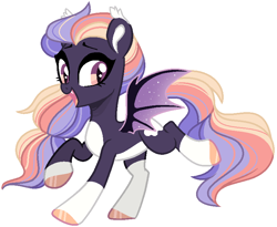 Size: 798x654 | Tagged: safe, artist:sapphiretwinkle, derpibooru import, oc, oc:night bite, bat pony, pony, female, mare, simple background, solo, transparent background