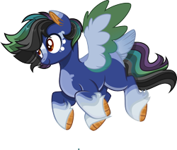 Size: 1265x1079 | Tagged: safe, artist:tkn297, derpibooru import, oc, oc:splotchy inkk, pegasus, pony, female, mare, simple background, solo, transparent background