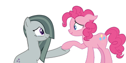 Size: 3306x1652 | Tagged: safe, artist:lion288, derpibooru import, marble pie, pinkie pie, earth pony, pony, g4, the cutie re-mark, crying, duo, duo female, female, mare, my little pony: friendship is magic, pie sisters, siblings, simple background, sisters, tears of joy, transparent background